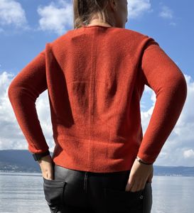 Hovedbilde Myk genser Rust/Oransje