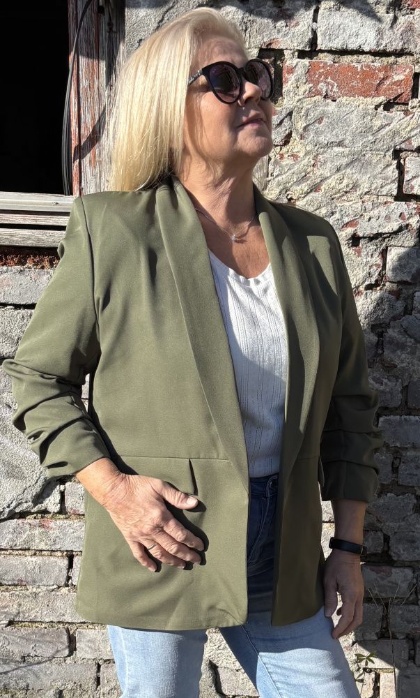 Blazer Olivengrønn